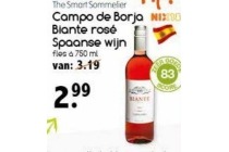 campo de borja blante rose spaanse wijn
