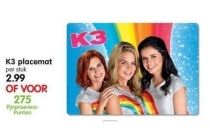 k3 placemat