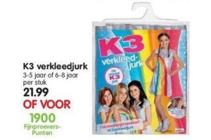 k3 verkleedjurk