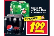 seven up of pepsi max
