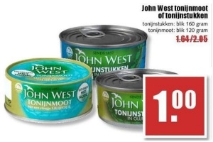 john west tonijnmoot of tonijnstukken