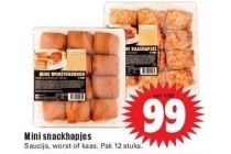 mini snackhapjes