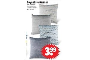 royaal sierkussen