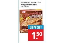 dr oetker pietro pizzi margherita rustica nu eur1 50
