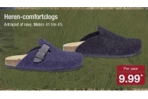 heren comfortclogs nu eur9 99 per paar