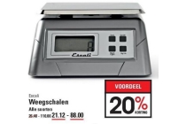 escali weegschalen