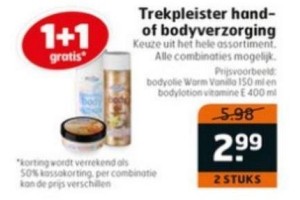trekpleister hand of bodyverzorging
