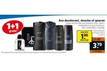 axe deodorant douche of geuren