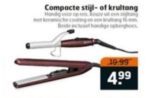 compacte stijl of krultang