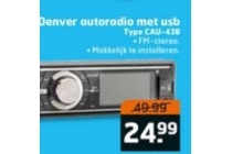 denver auto radio met usb