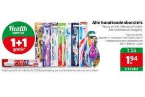 alle handtandenborstels
