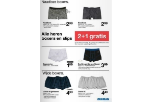 naadloze heren boxers