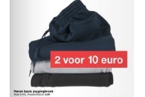 heren basic joggingbroek