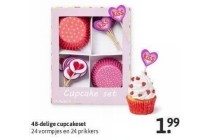 48 delige cupcakeset