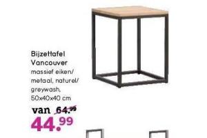 bijzettafel vancouver