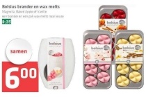 bolsius brander en wax melts