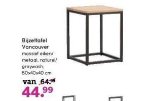 bijzettafel vancouver