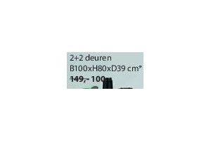 hallund dressoir 2 2 deuren