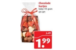 chocolade hartjes