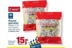 rauwe garnalen