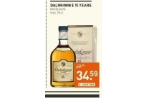 dalwhinnie 15 years