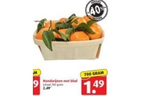 mandarijnen met blad