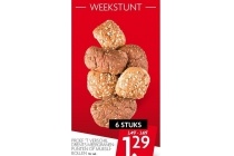 proef t verschil drents meergranenpunten of muesli bollen