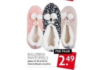 ballerina pantoffels