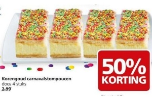 korengoud carnavalstompoucen