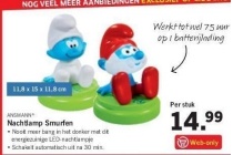 nachtlamp smurfen