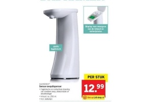 silvercrest sensor zeepdispenser