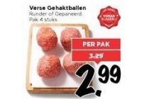 verse gehaktballen