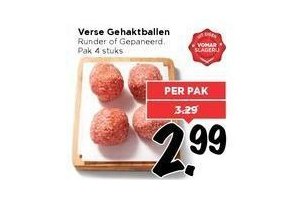 verse gehaktballen