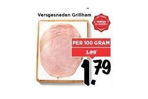 versgesneden grillham