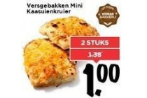 versgebakken mini kaasuienkruier