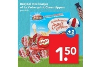 babybel mini kaasjes of lavache qui rit cheez dippers