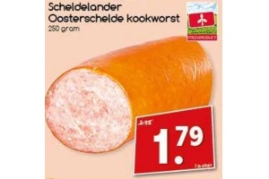 scheldelander oosterschelde kookworst