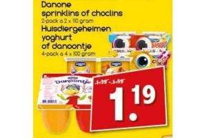 danone sprinklins of choclins huisdiergeheimen yoghurt of danoontje