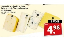 viking blue chaddar brie petrus abdij tomme blanche of st paulin