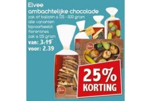 elvee ambachtelijke chocolade