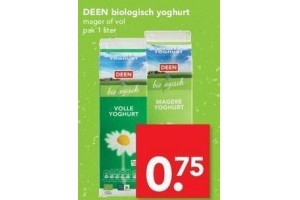 deen biologische yoghurt