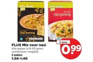 plus mix voor nasi