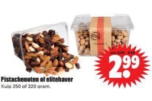 pistachenoten of elitehaver