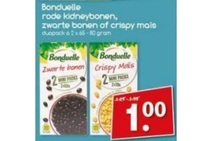 bonduelle rode kidneybonen zwarte bonen of crispy mais