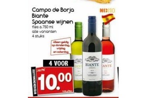 campo de borja biante spaanse wijnen