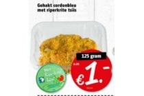 gehaktcordonbleu met riperkrite tsiis