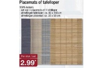 placemats of tafelloper