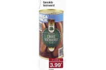 gerookte dikke bockworst