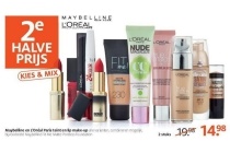 maybelline en l oreal teint en lip make up