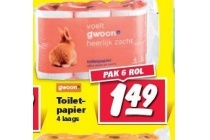 g woon 4 laags toiletpapier nu eur1 49